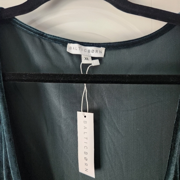 Baltic Born Meghan Velvet Maxi Dress Jade - Picture 7 of 7